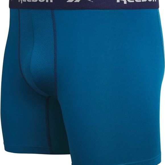 NWT ~Reebok Men's Underwear Performance Boxer Briefs, 3 Pack (Size: Med. 32-34) - Picture 3 of 4